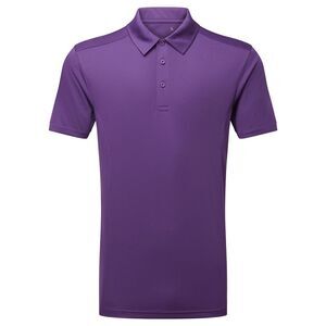 Tri Dri Mens Panelled Polo Shirt / Bright Purple